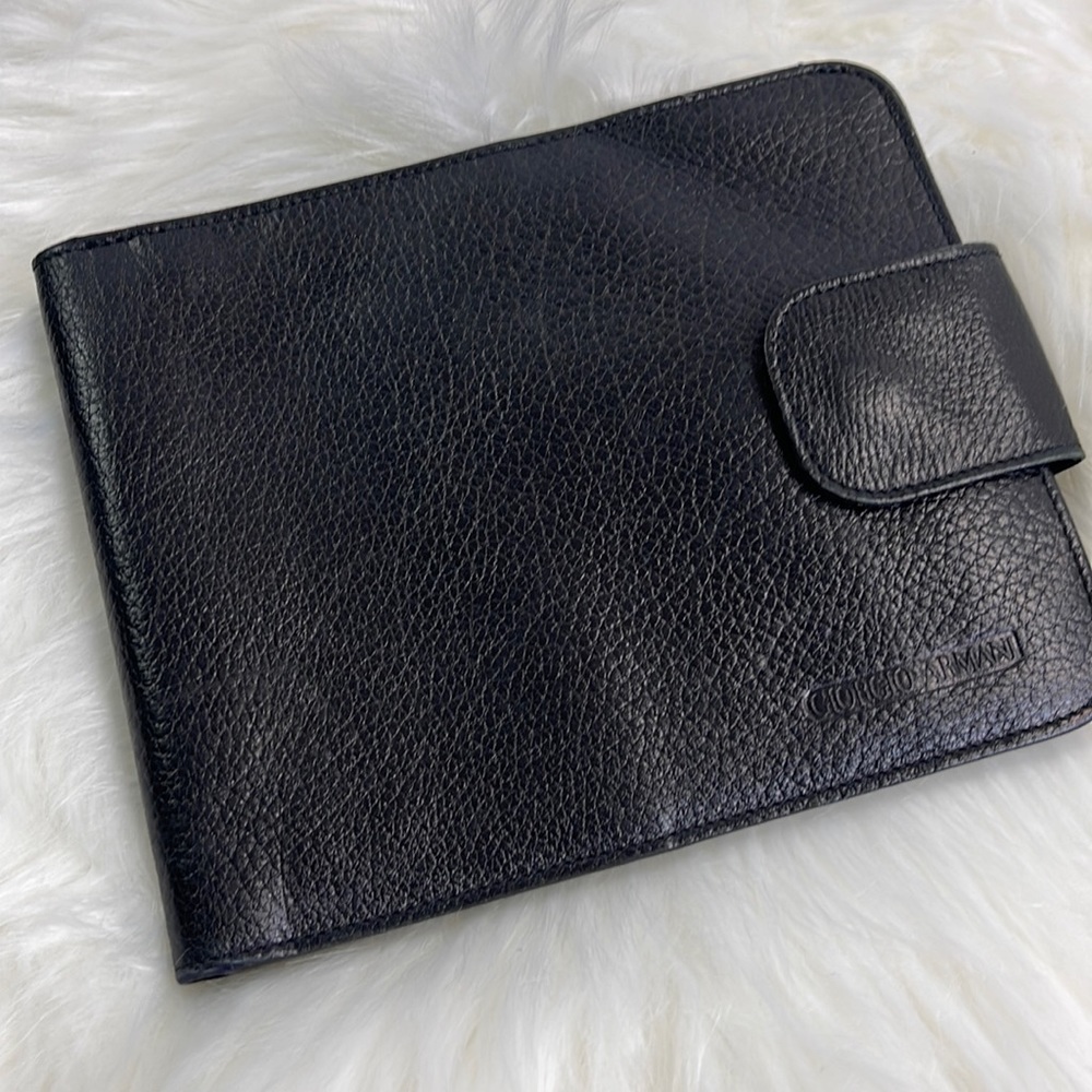 Giorgio Armani vintage wallet unisex black
